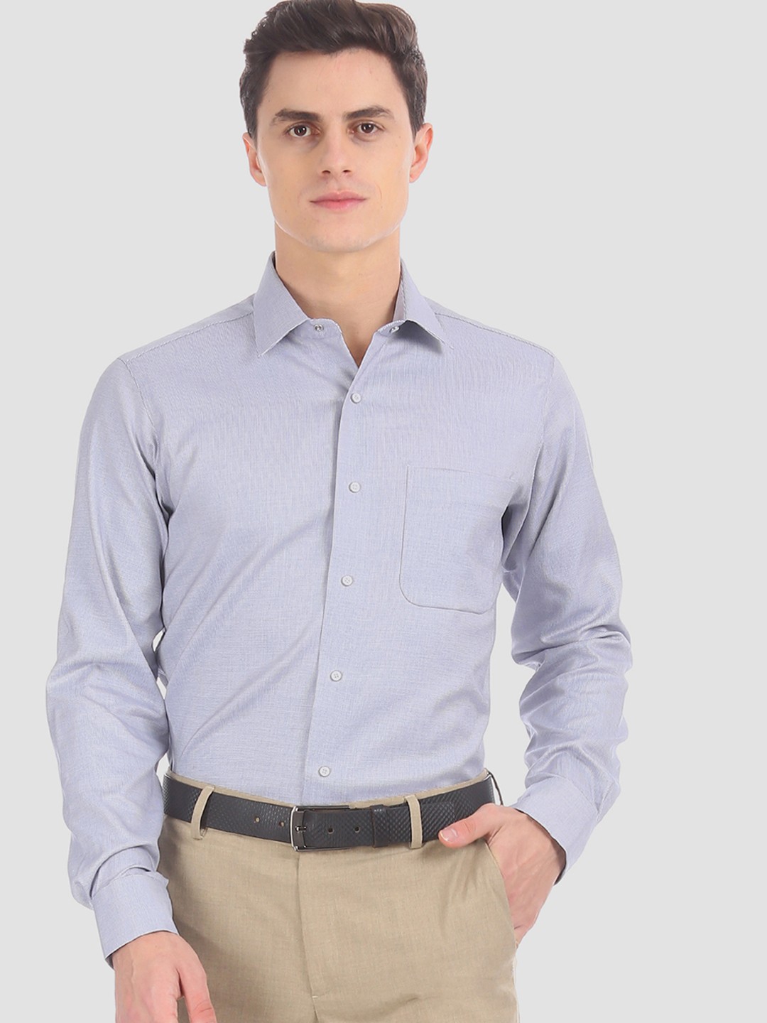 

Arrow Men Grey Formal Shirt