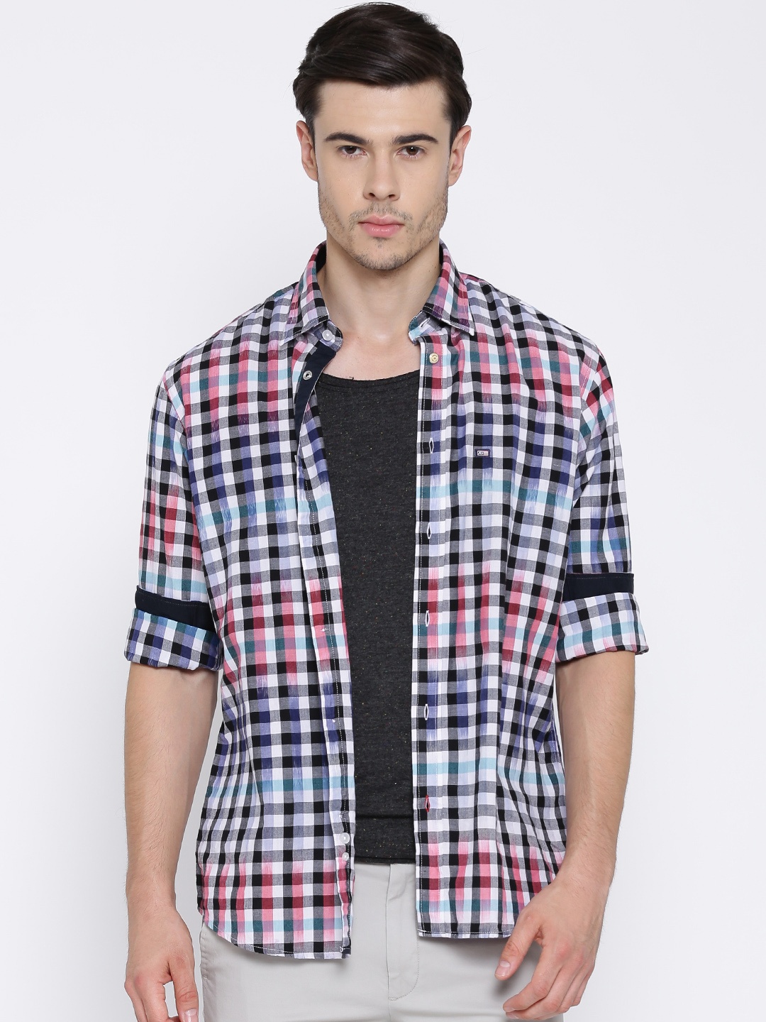 

Arrow Sport Multicoloured Checked Casual Shirt, Multi