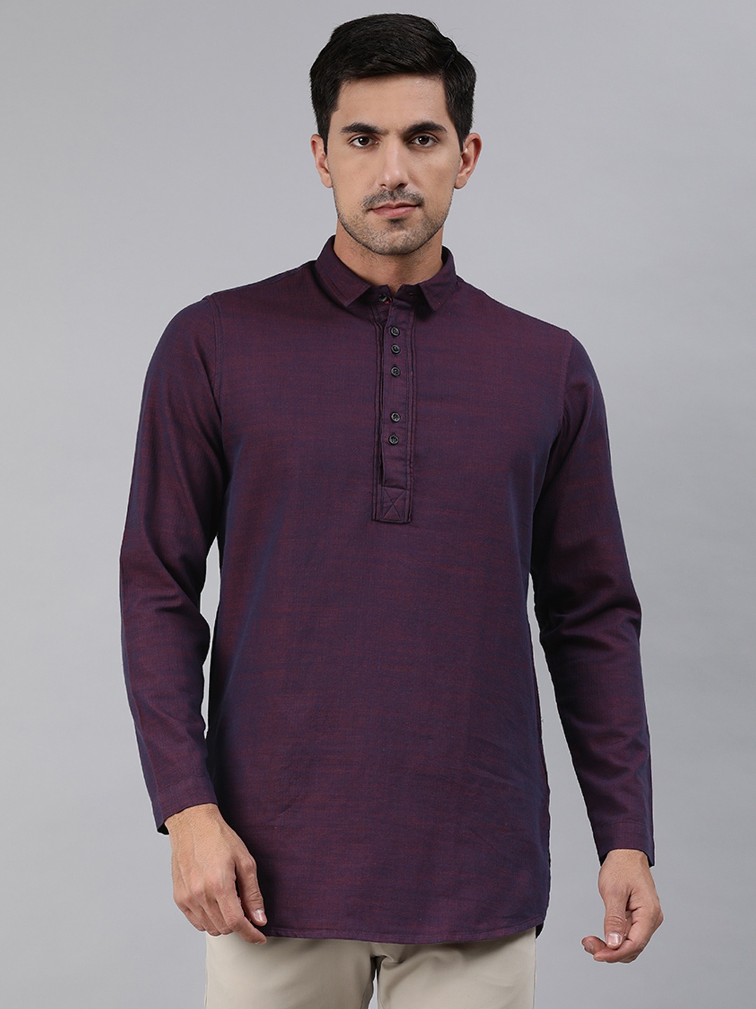 

Ethnix by Raymond Men Purple Kurta