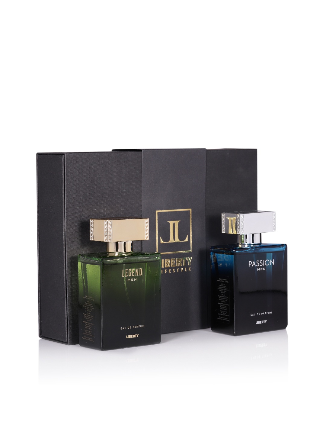 

Liberty Men Lifestyle Eau De Parfum Gift Set Legend & Passion, Black