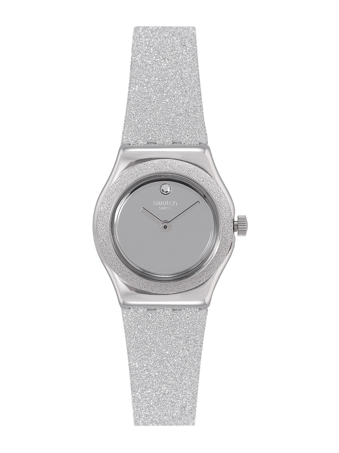 

Swatch Women Gunmetal-Toned Sideral Water Resistant Analogue Watch YSS337, Metallic