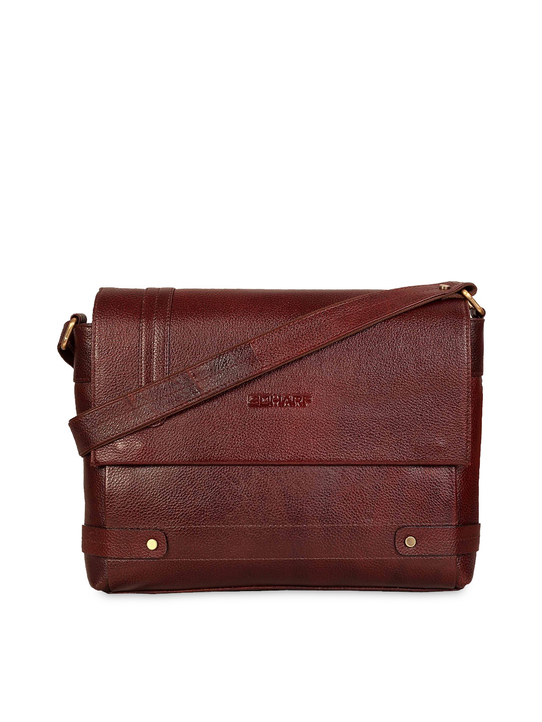 

SCHARF Men Brown Genuine Leather Messenger Bag