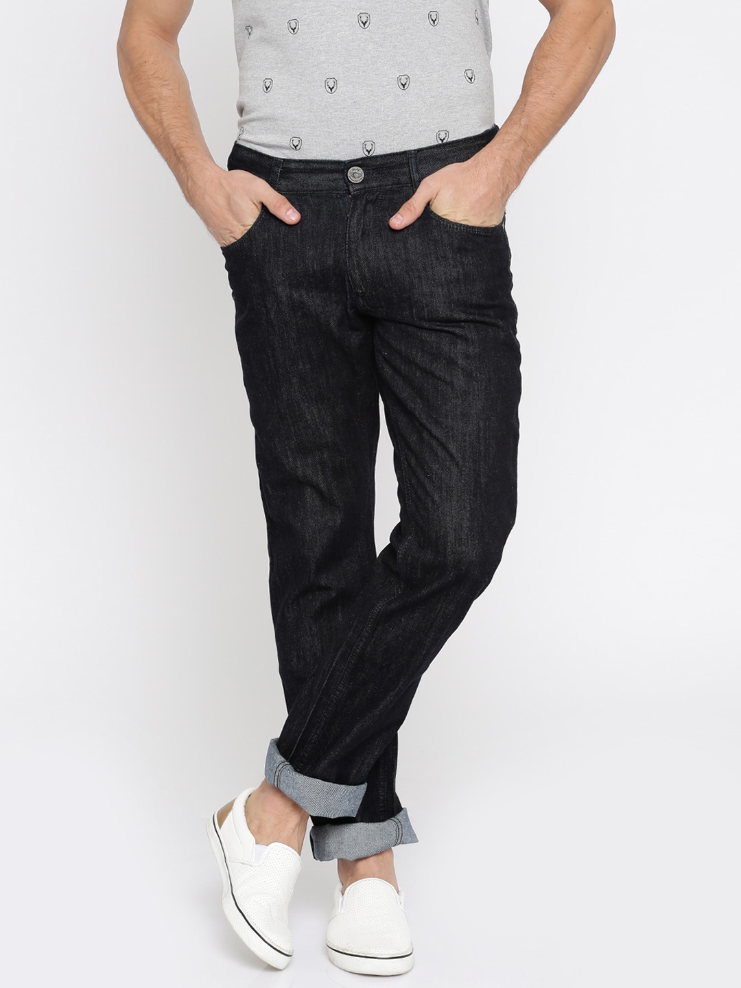 

John Players Men Blue Slim Fit Low Rise Clean Look Jeans