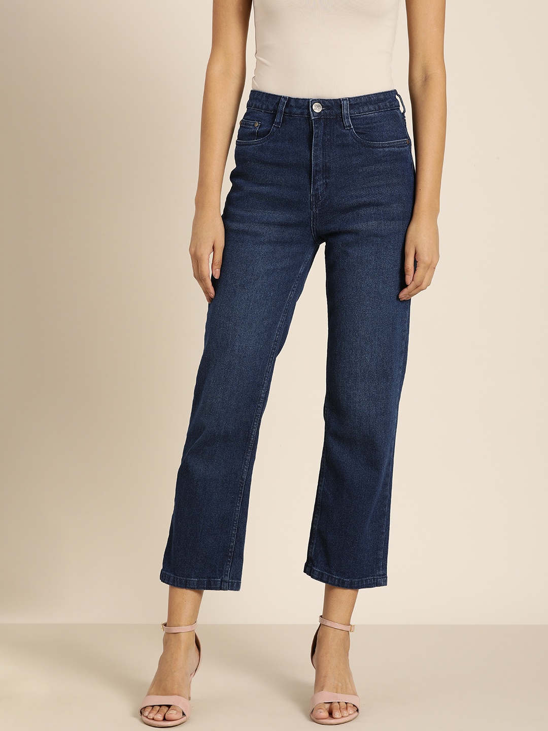

all about you Women Blue Regular Fit Mid-Rise Clean Look Jeans