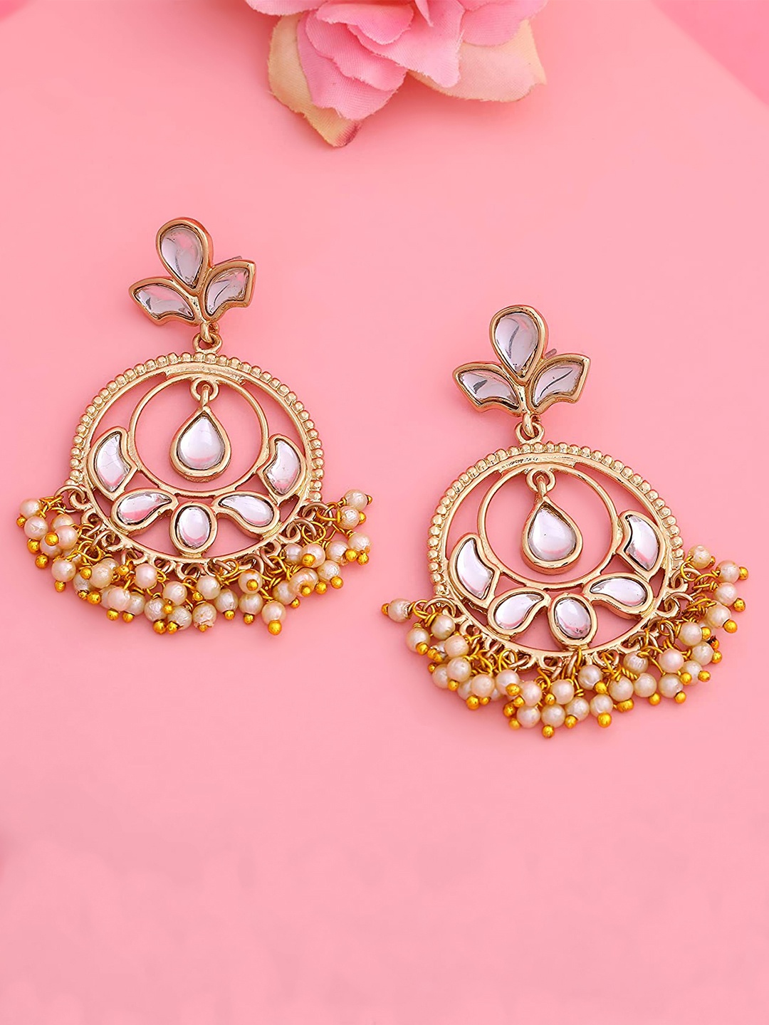 

Estele Gold-Plated Classic Drop Earrings
