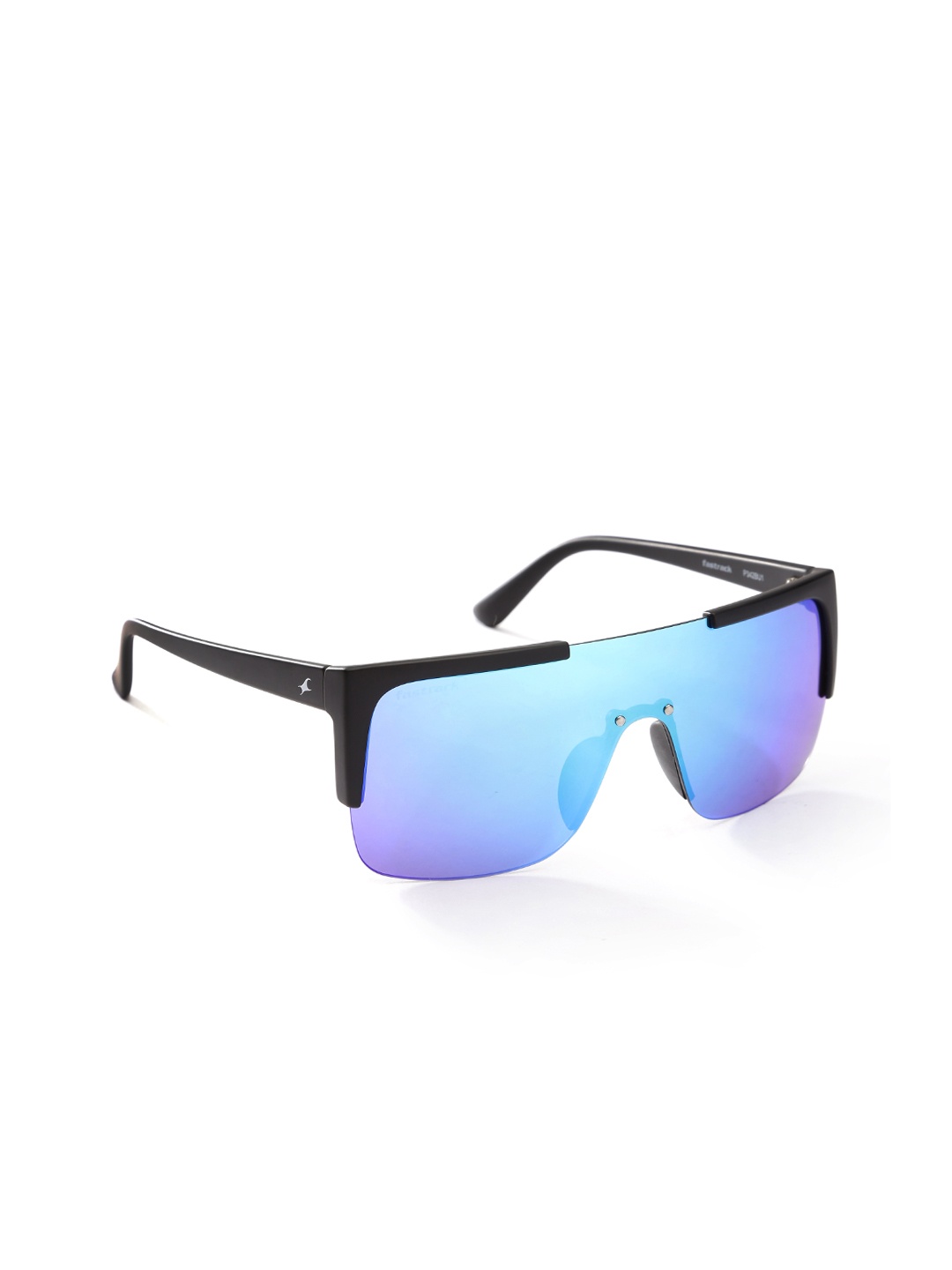 Fastrack Men Mirrored Sports Sunglasses P342BU1, Multi