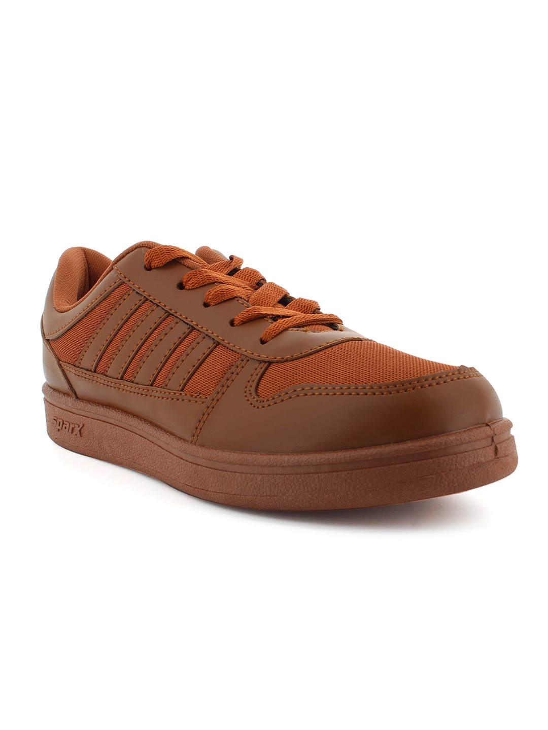 

Sparx Men Tan Brown Colourblocked Sneakers