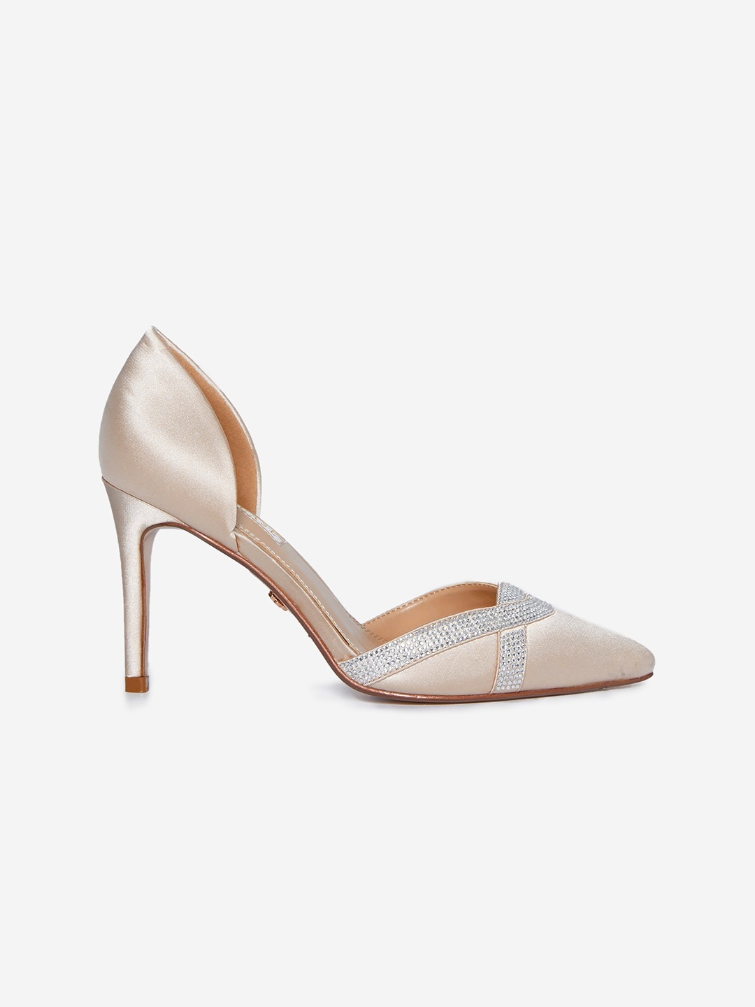 

DOROTHY PERKINS Women Champagne Embellished Pumps