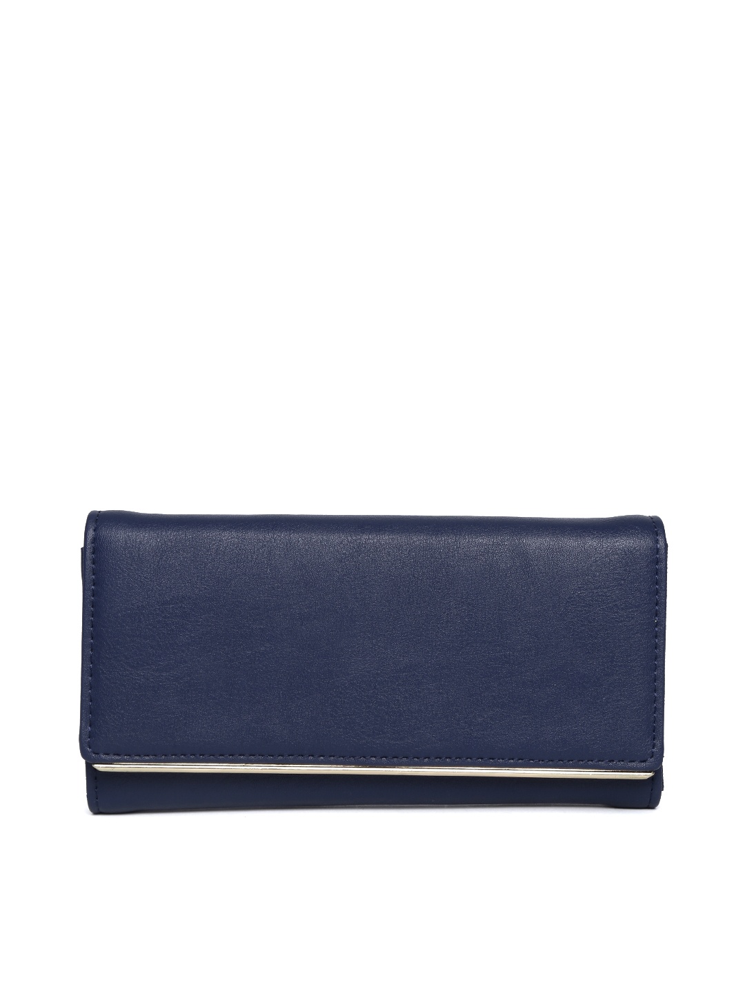 

Lino Perros Women Navy Textured Wallet, Navy blue