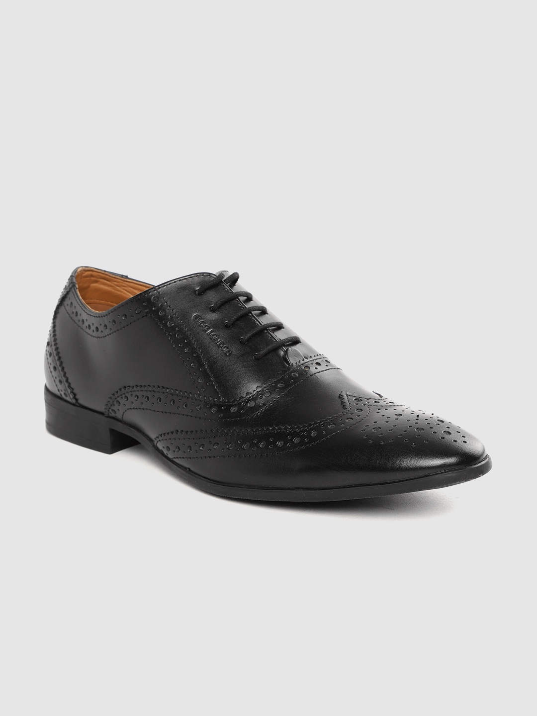 

CLOG LONDON Men Black Leather Formal Brogues