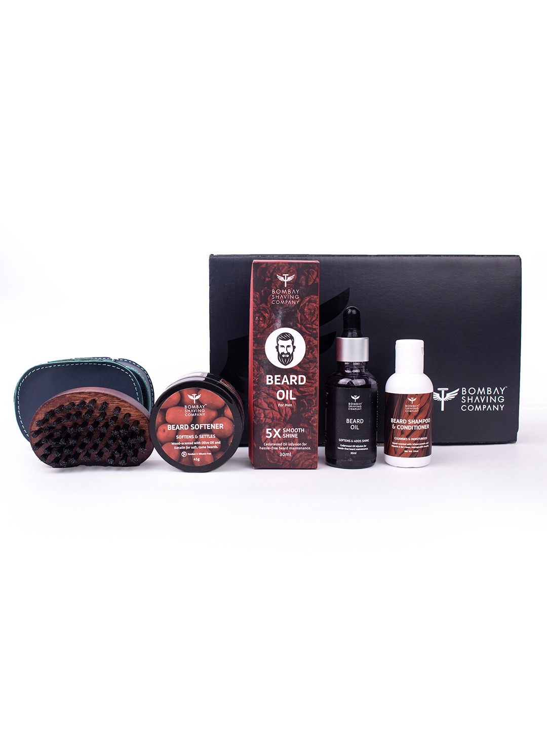 

Bombay Shaving Company Premium Beard Grooming Gift Kit for Men, Brown