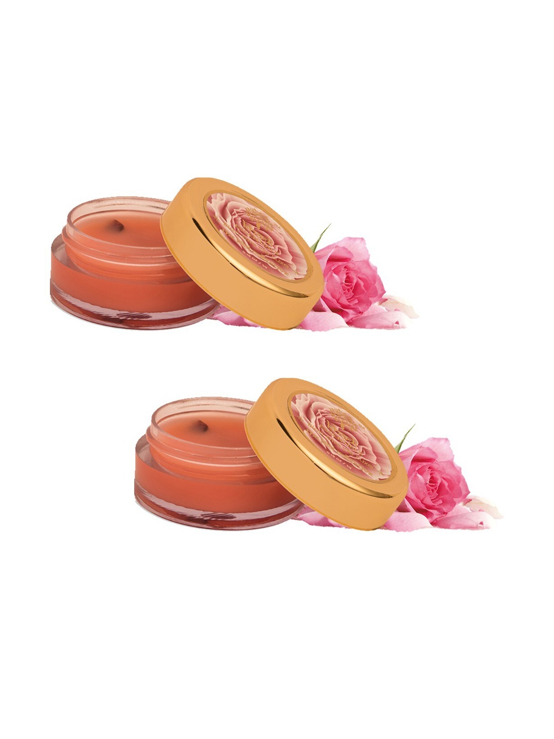 

Khadi Essentials Rose Petals Lip Balm with Organic Beeswax for Lip Lightening Combo, Maroon