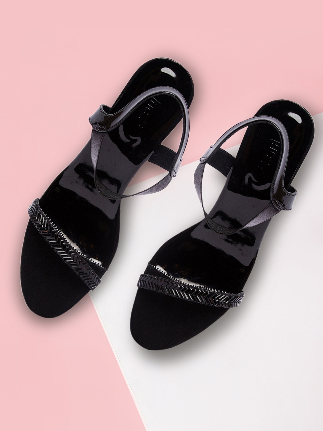 

Inc 5 Women Black Solid Stilettos