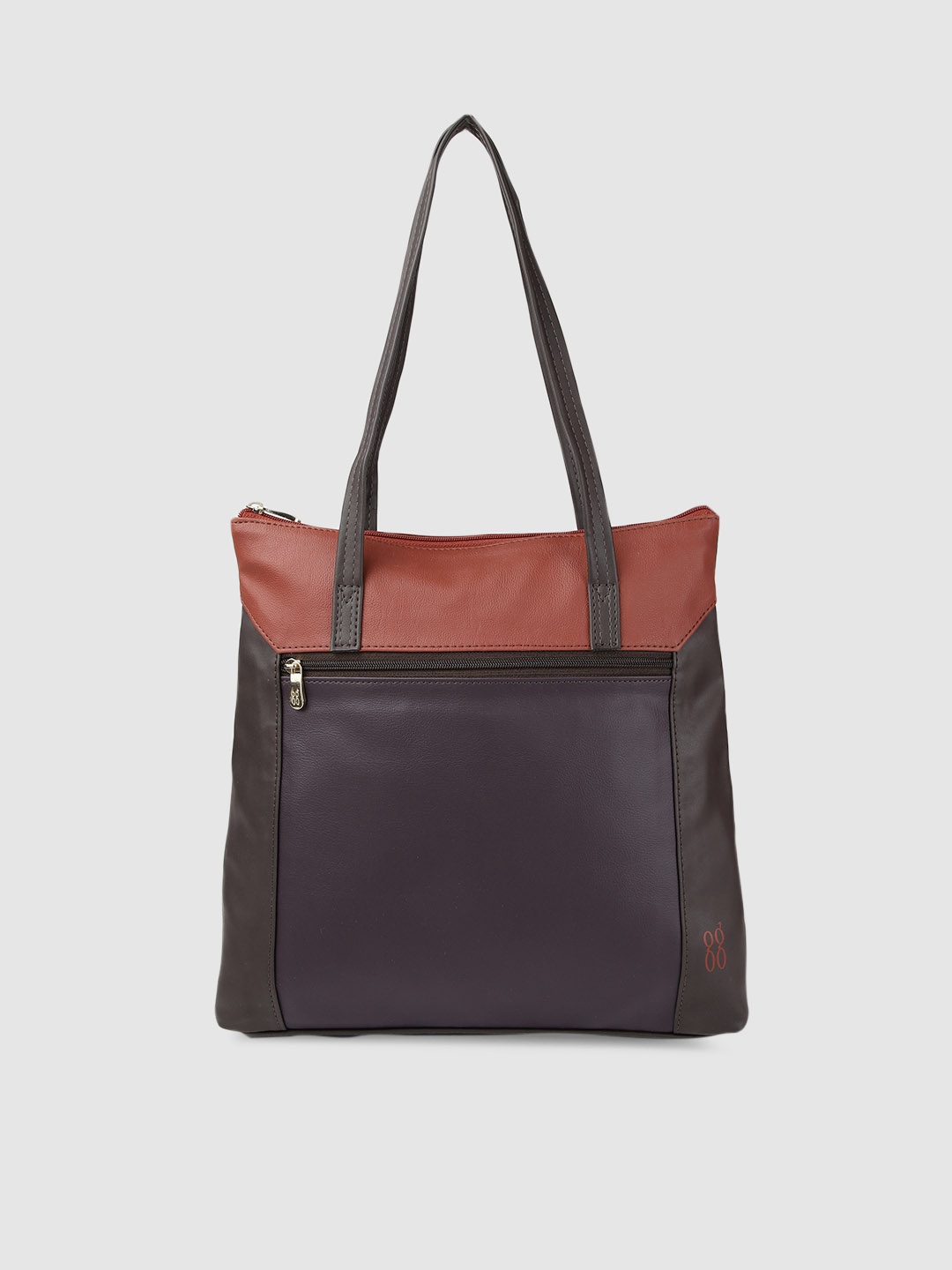 

Baggit Brown & Red Colourblocked Shoulder Bag