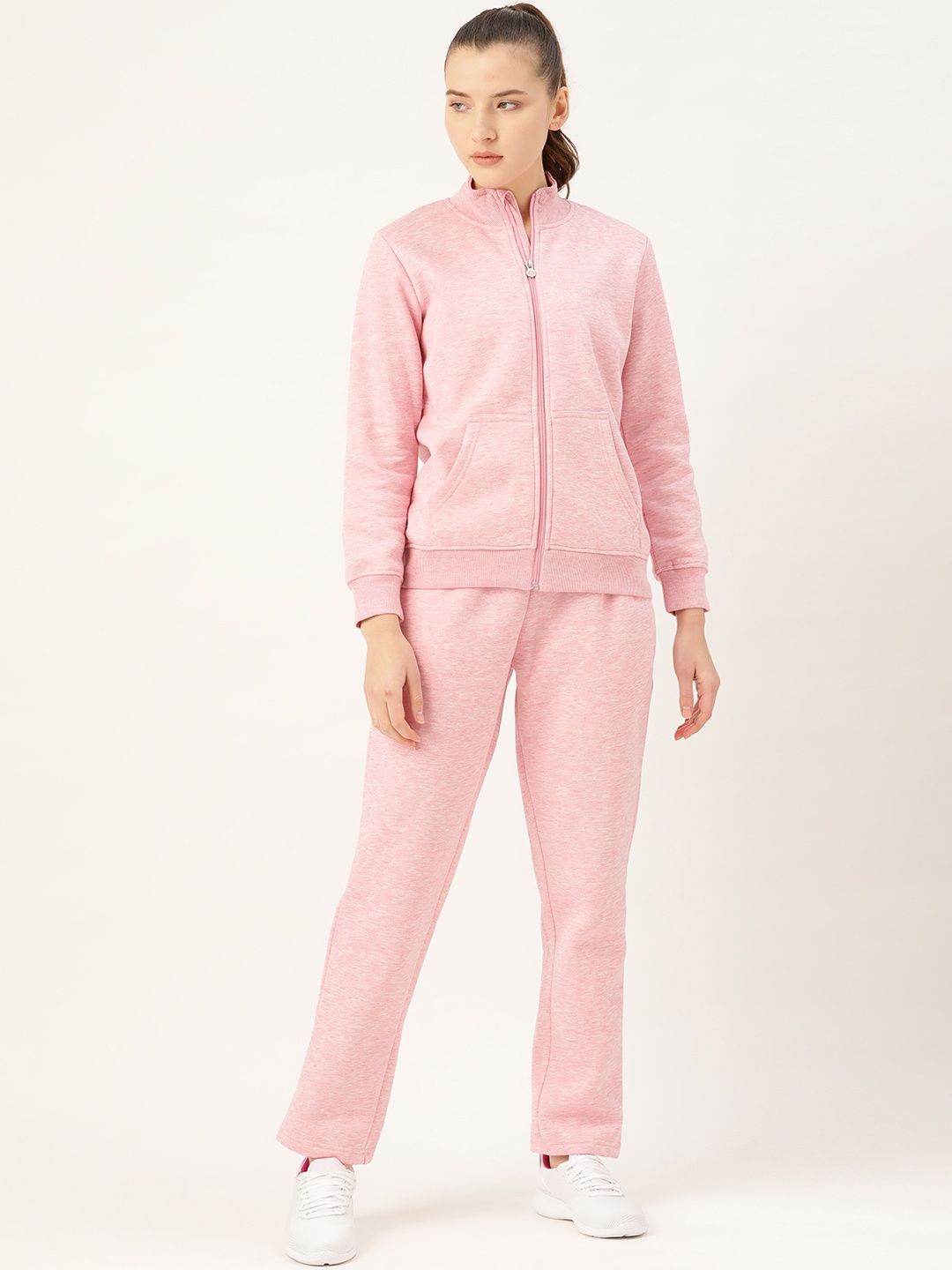 

Sweet Dreams Women Pink Solid Tracksuit