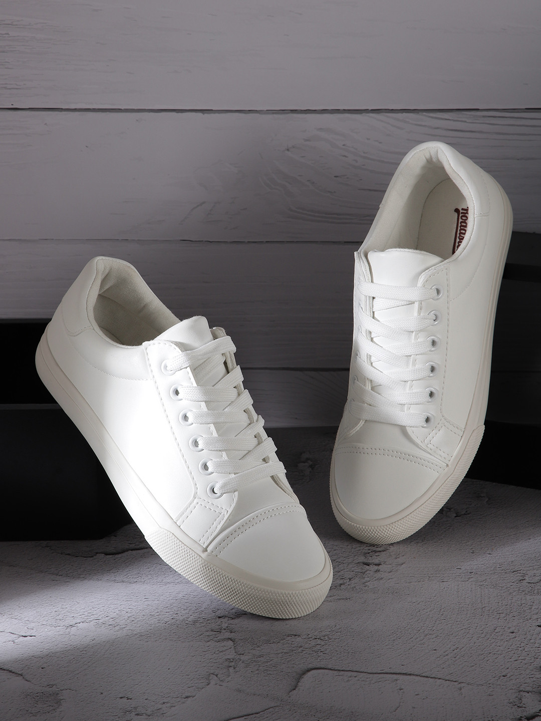 

Roadster Women White Solid Sneakers