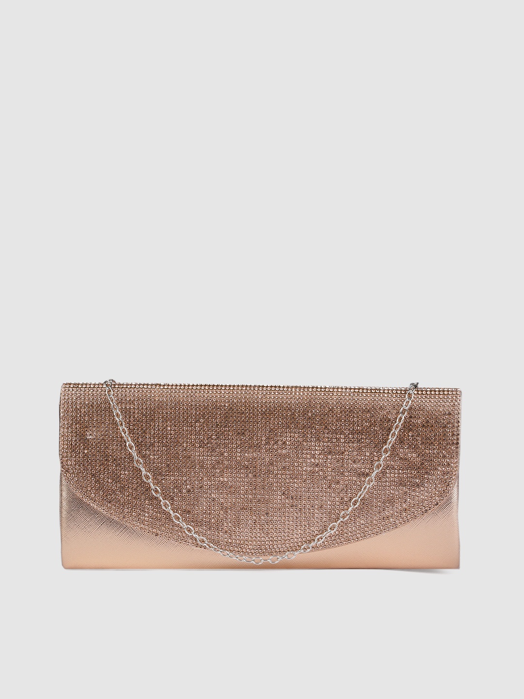 

Anouk Rose Gold Embellished Clutch