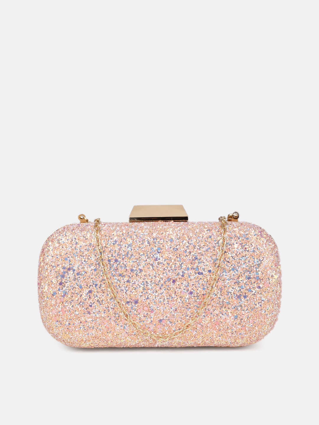 

DressBerry Pink Embellished Clutch