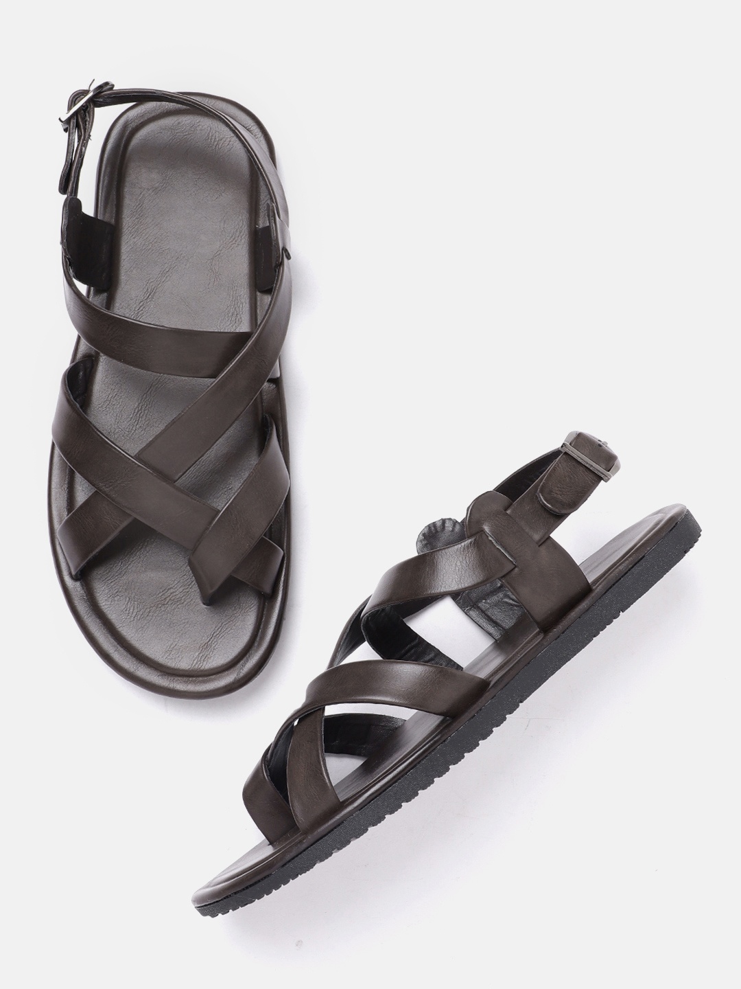 

Roadster Men Coffee Brown Comfort Sandals