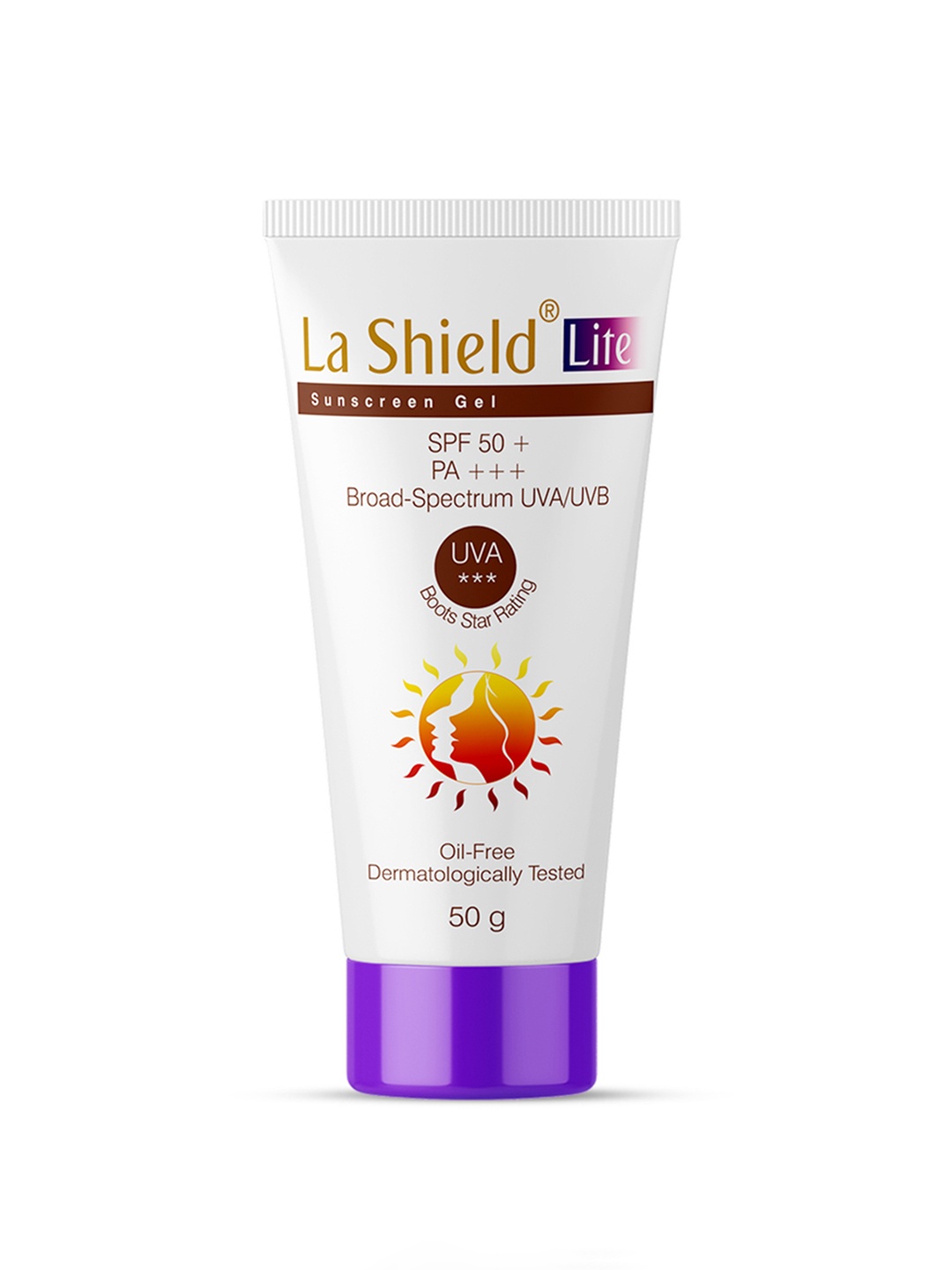 

La Shield Lite SPF 50+ & PA+++ Anti-Tanning Sunscreen Gel - 50 g, White