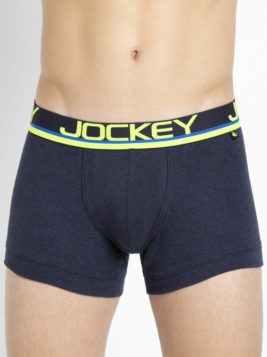 

Jockey Men Super Combed Cotton Rib Solid Trunk FP03-0105, Navy blue