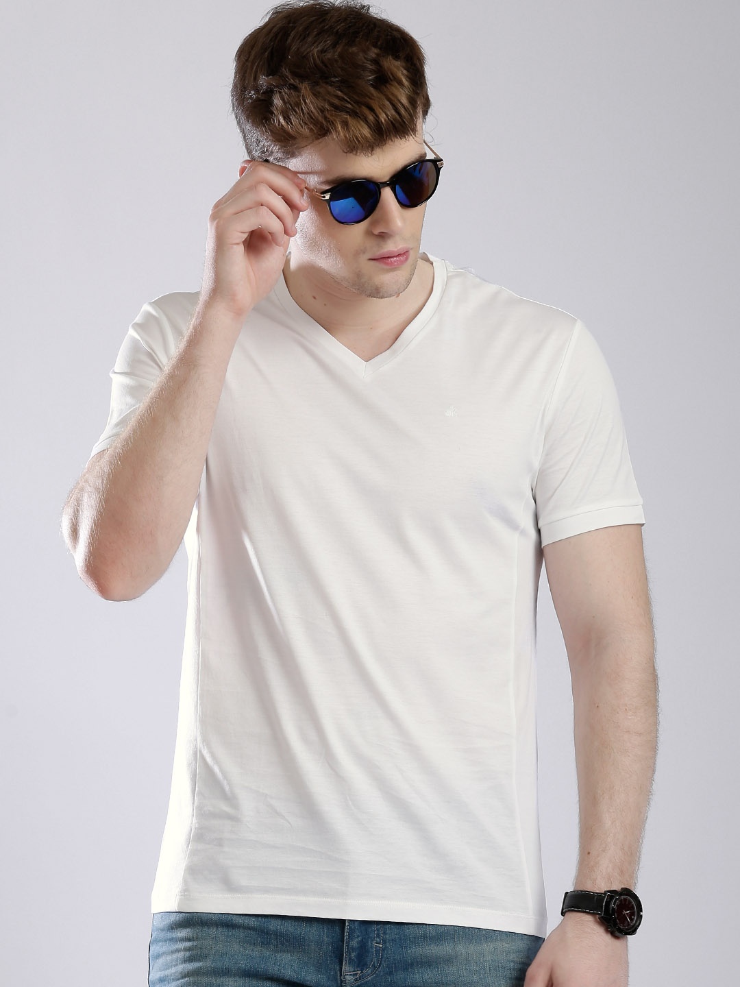 

Calvin Klein Jeans White Pure Cotton T-shirt