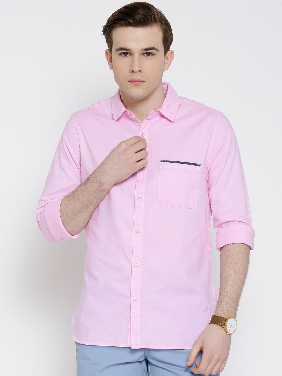 

United Colors of Benetton Pink Casual Shirt