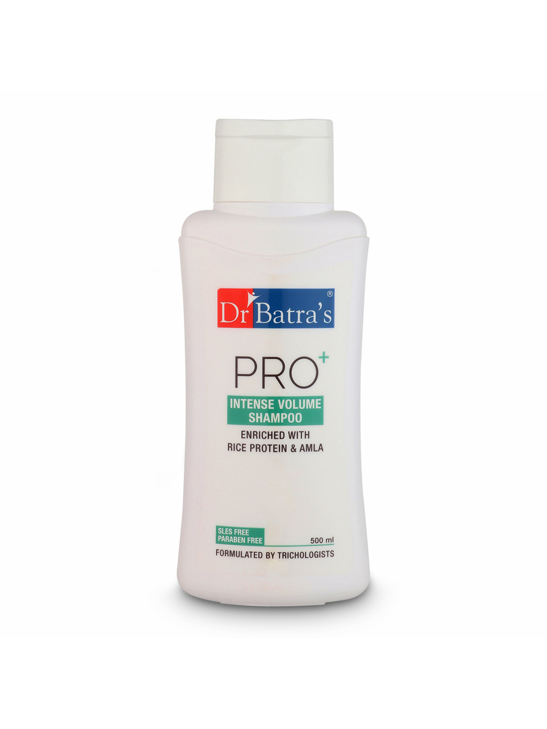 

Dr. Batras Pro+ Intense Volume Shampoo Enriched With Rice Protein & Amla - 500ml, White