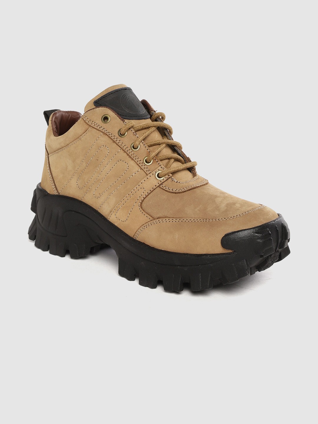 

Roadster Men Khaki Solid Flat Boots
