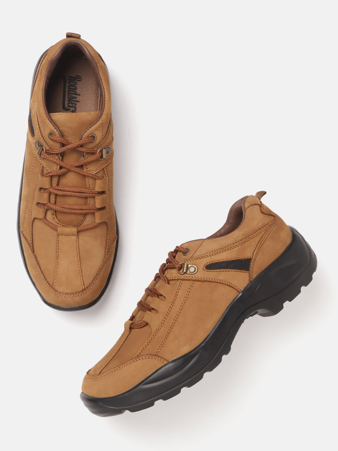 

Roadster Men Tan Brown Solid Sneakers