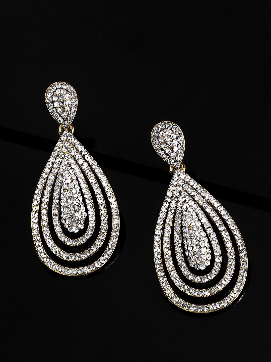 

TOKYO TALKIES X rubans FASHION ACCESSORIES Gold-Plated Teardrop Shaped Drop Earrings