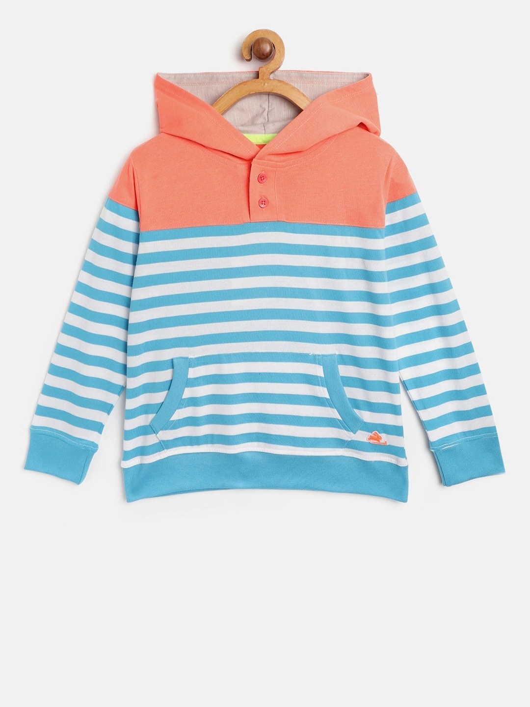 

Cherry Crumble Boys Blue & White Striped Sweatshirt