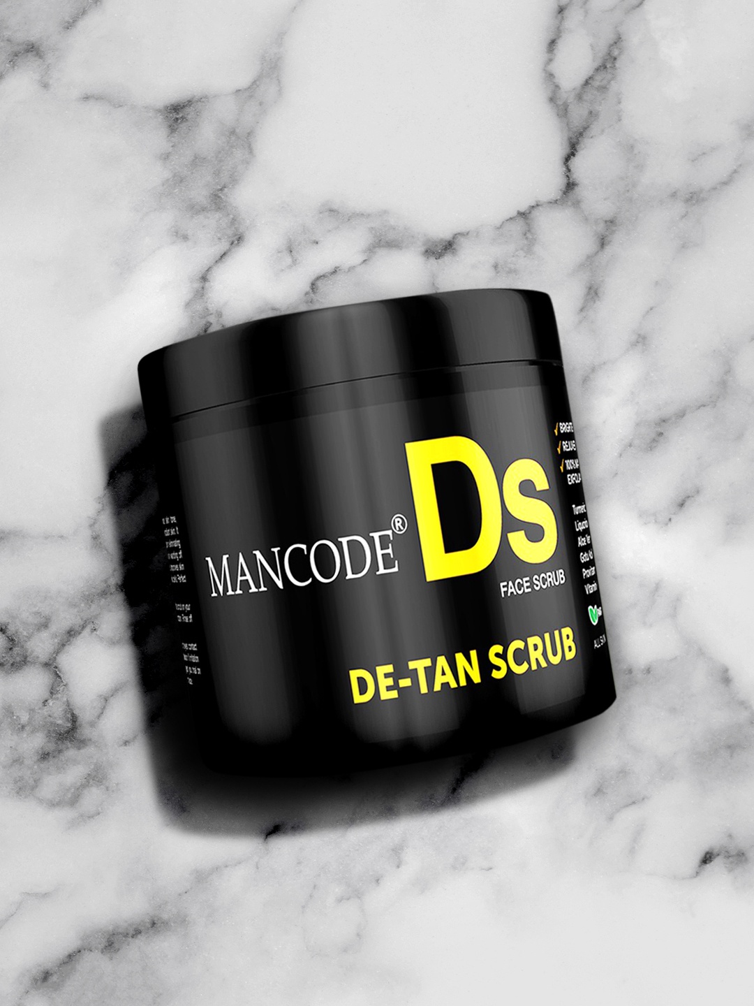 

MANCODE De-Tan Scrub 100gm, White