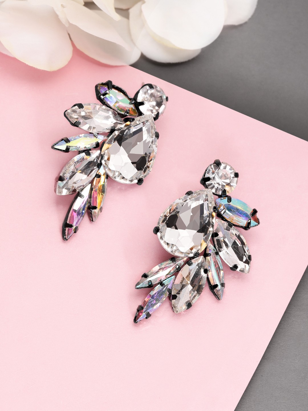 

TOKYO TALKIES X rubans FASHION ACCESSORIES Silver Plated Contemporary Drop Earrings