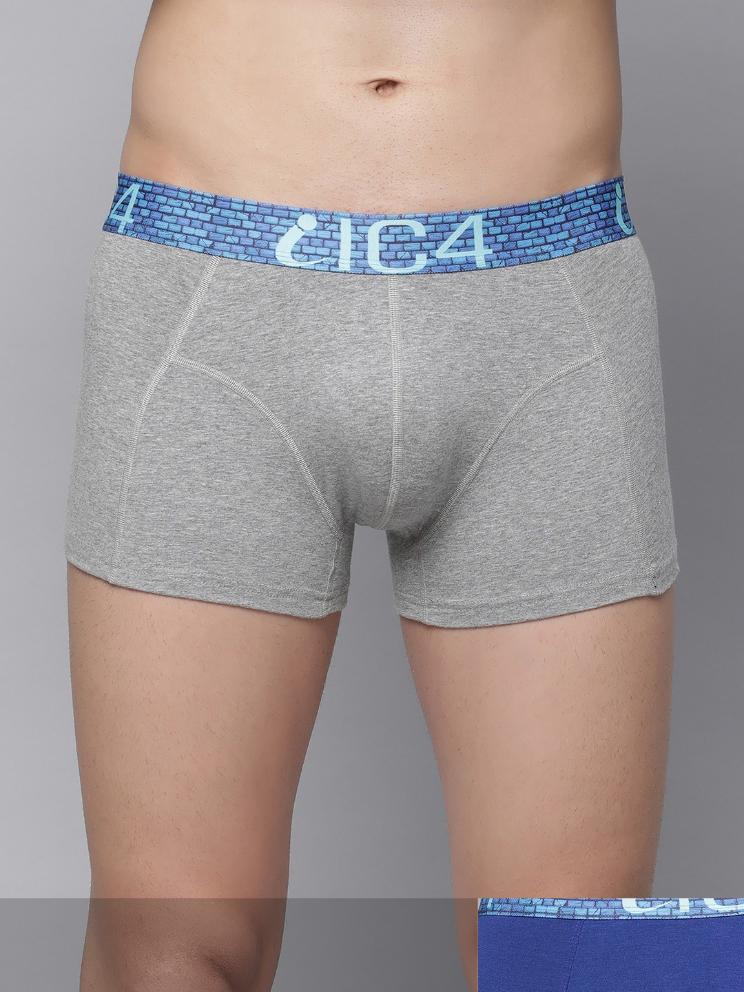 

IC4 Men Pack of 2 Assorted Solid Trunks 0G-RB212P2