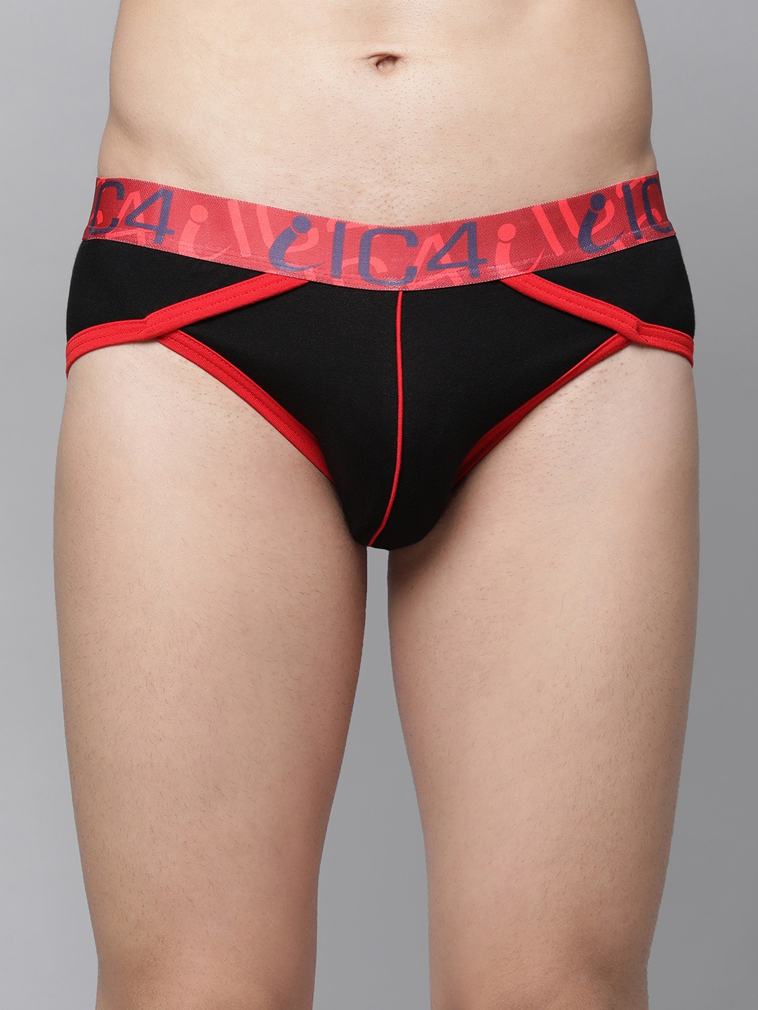 

IC4 Men Pack of 2 Assorted Solid Briefs 0BR-BRB249P2