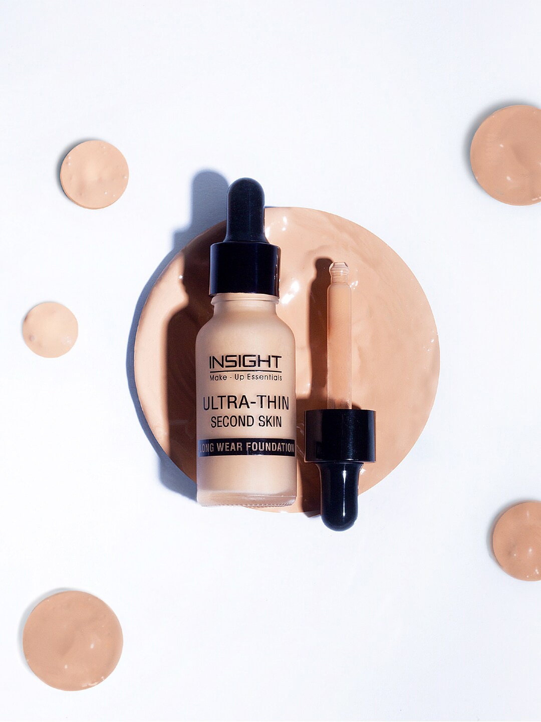 

INSIGHT Unisex Ultra-Thin Second Skin Long Wear Foundation with Primer, Beige