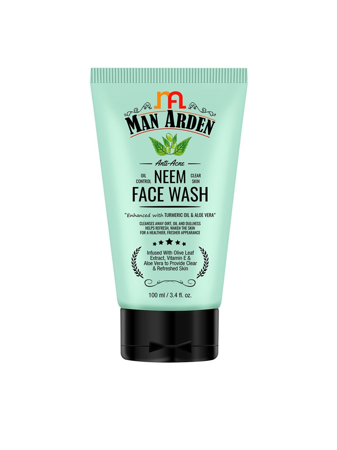 

Man Arden Anti-Acne Neem Face Wash 100ml, Green