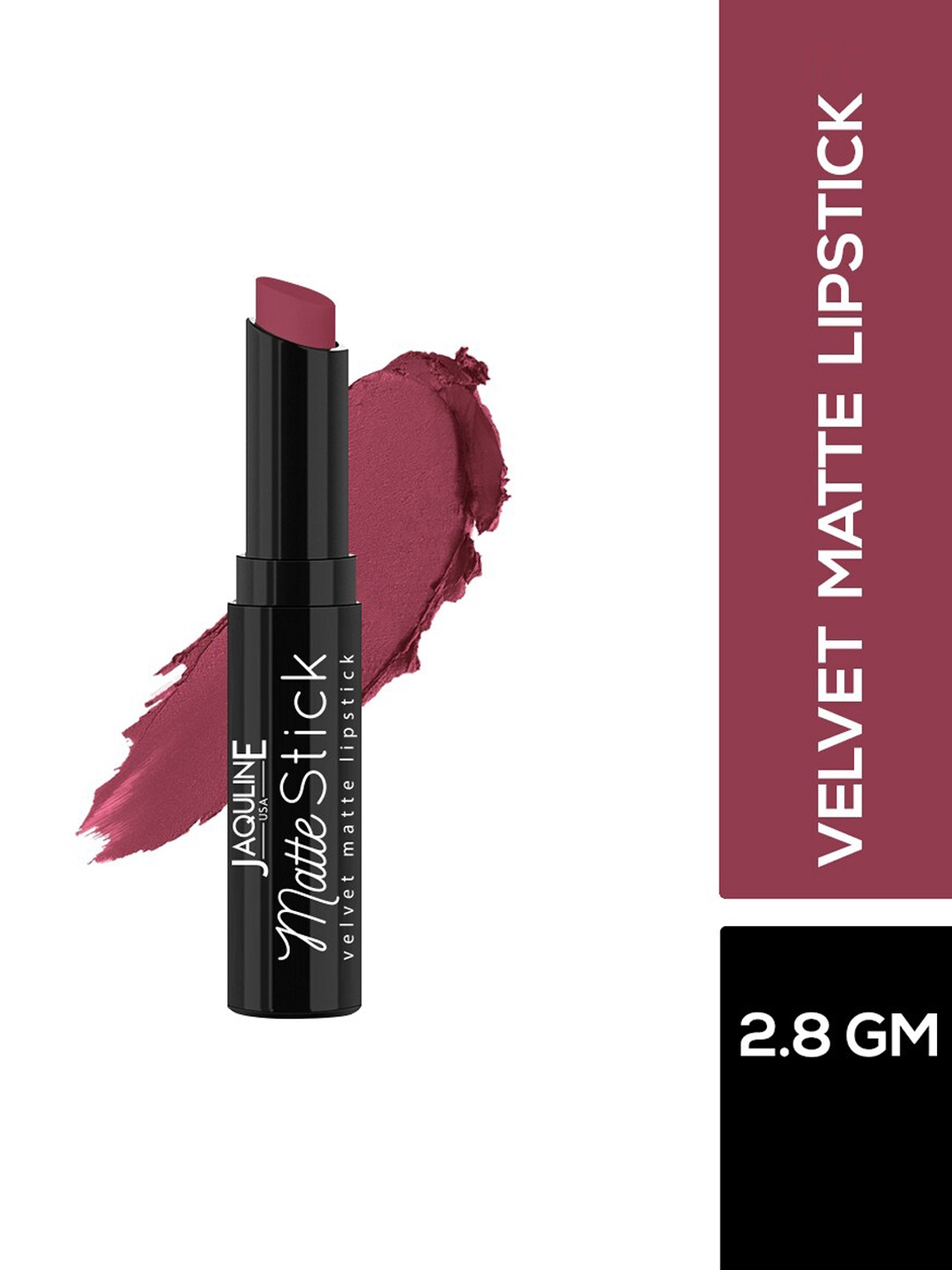 

Jaquline USA Berry Bonker 02 Velvet Matte Lipstick 2g, Pink