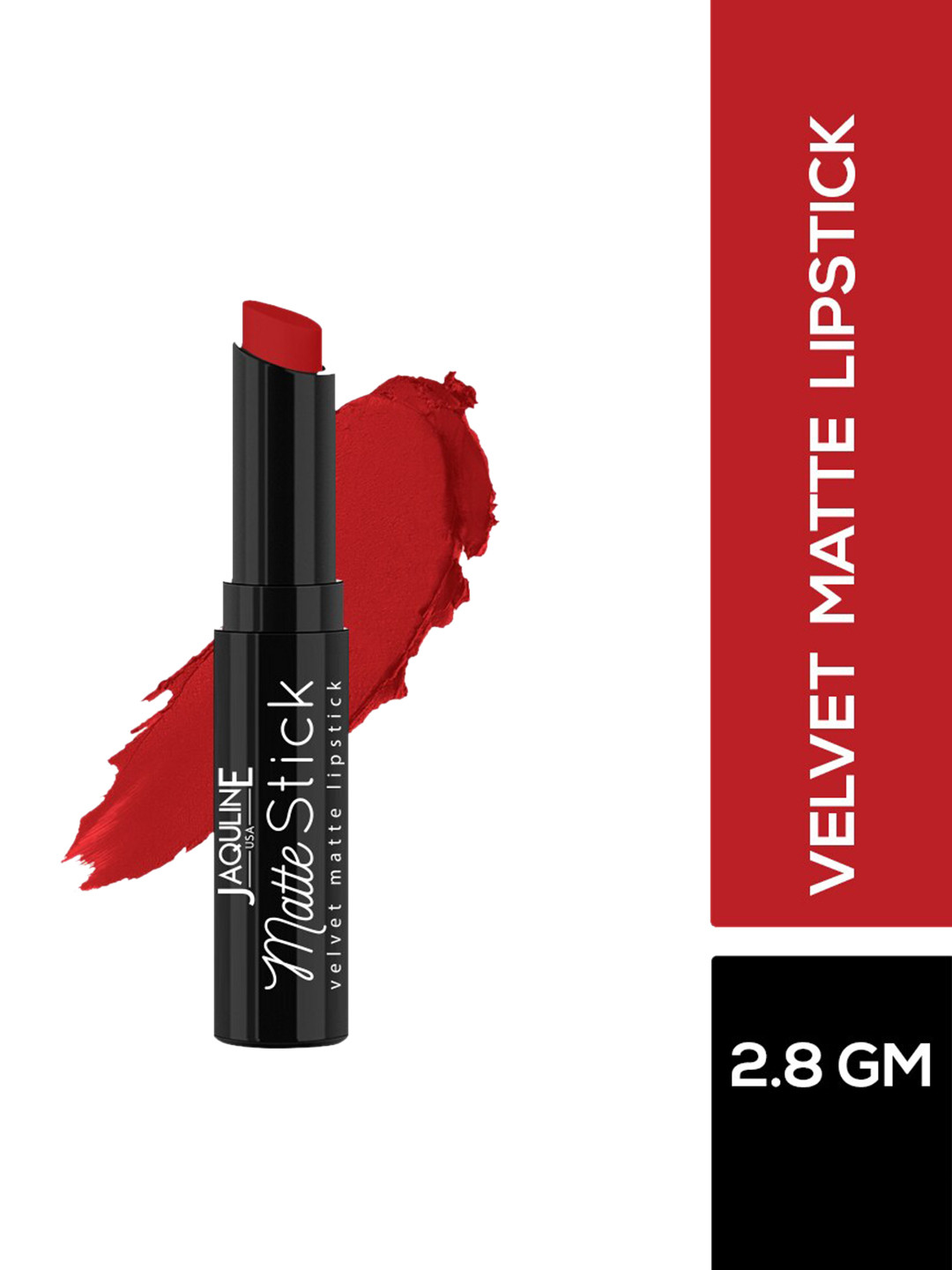 

Jaquline USA Red Rush 01 Velvet Matte Lipstick 2g