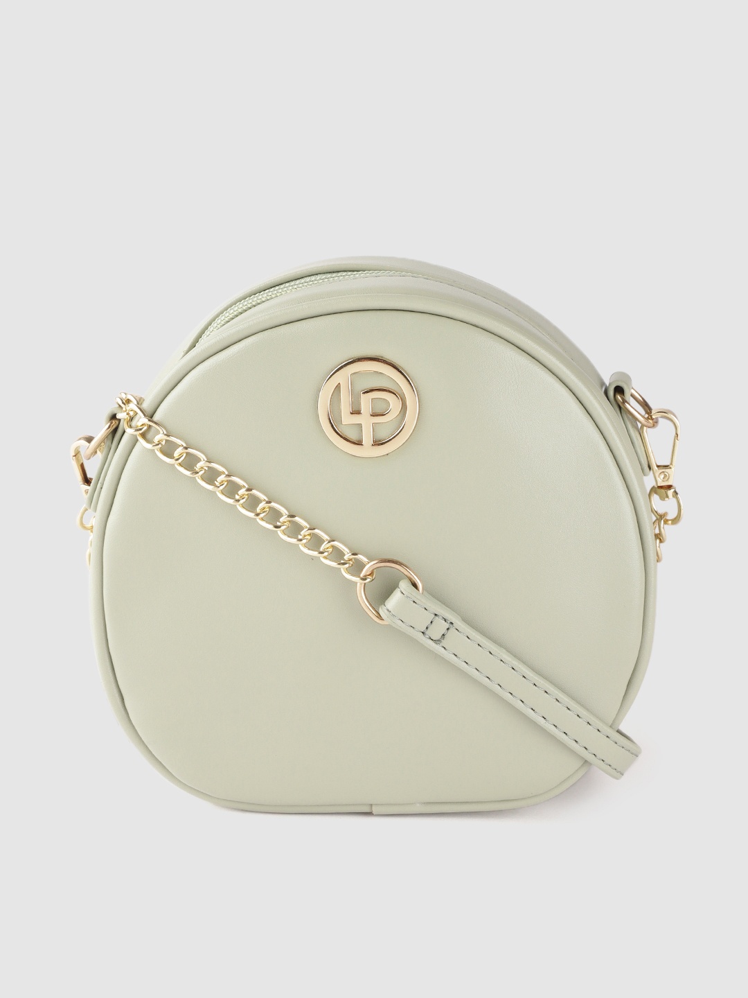 

Lino Perros Women Green Solid Slingbag