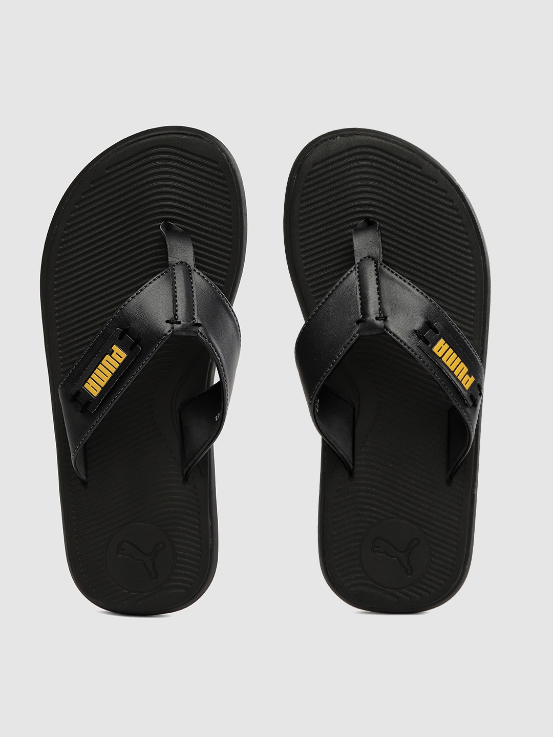 

Puma Men Black Solid Ricordo Thong Flip-Flops