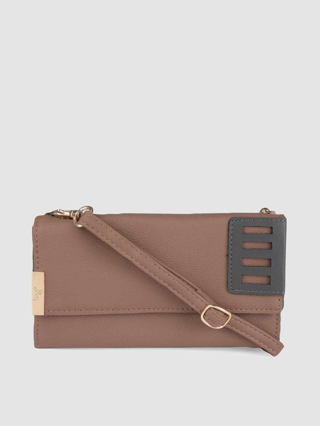 

Baggit Women Dusty Pink Solid Two Fold Wallet