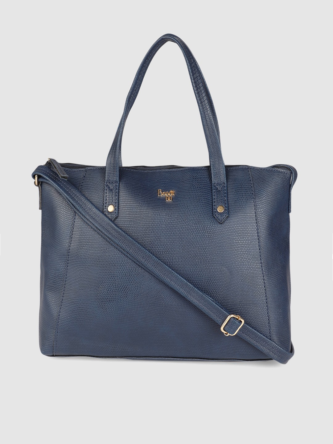 

Baggit Navy Blue Textured CITRUS HD Shoulder Bag