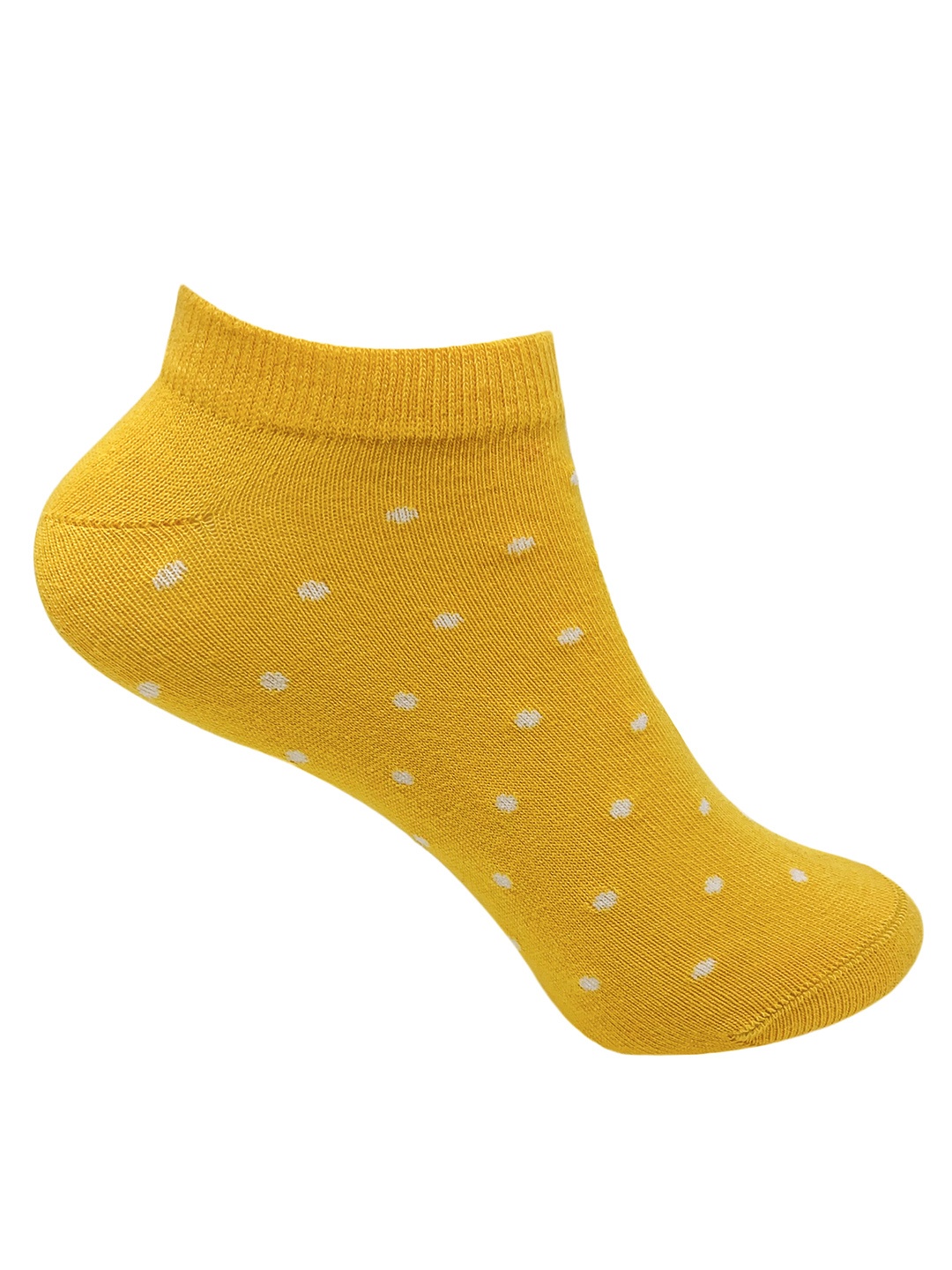 

Mint & Oak Women Yellow and White Patterned Ankle Length Socks