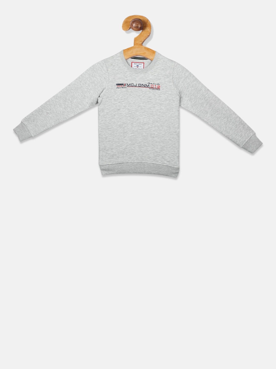 

Monte Carlo Boys Grey Printed Sweatshirt