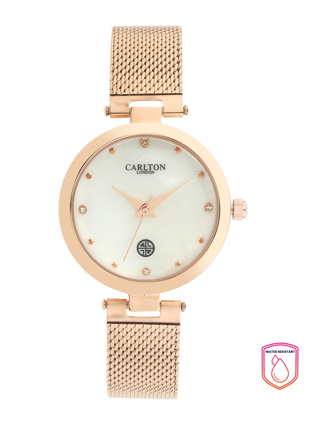 

Carlton London Women White Analogue Watch CL027RMOR