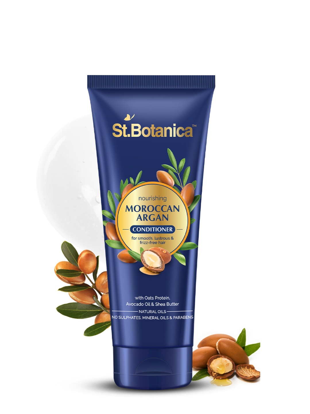 

St.Botanica Unisex Moroccan Argan Hair Conditioner 200 ml, Blue