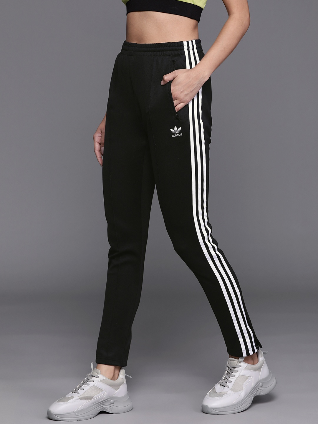 

ADIDAS Originals Women Black SST PB Sustainable Track Pants