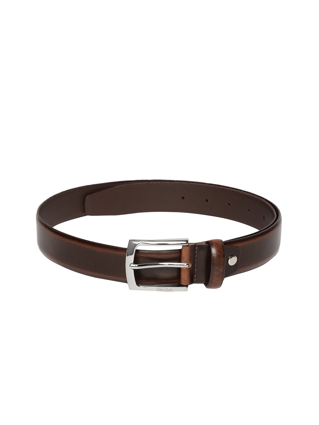 

Allen Solly Men Brown Solid Leather Belt